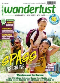 Titelbild der Ausgabe 4/2022 von Wanderlust. Diese Zeitschrift und viele weitere Reisemagazine, Freizeitmagazine und Wissensmagazine als Abo oder epaper bei United Kiosk online kaufen.