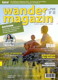 Titelbild der Ausgabe 218/2023 von Wandermagazin. Diese Zeitschrift und viele weitere Reisemagazine, Freizeitmagazine und Wissensmagazine als Abo oder epaper bei United Kiosk online kaufen.