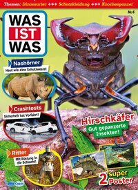 Titelbild der Ausgabe 6/2026 von Was ist Was Magazin. Diese Zeitschrift und viele weitere Jugendzeitschriften und Kinderzeitschriften als Abo oder epaper bei United Kiosk online kaufen.