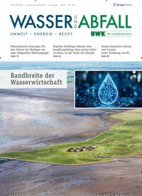 Titelbild der Ausgabe 6/2025 von Wasser und Abfall. Diese Zeitschrift und viele weitere Naturzeitschriften, Landwirtschaftszeitungen und Umweltmagazine als Abo oder epaper bei United Kiosk online kaufen.