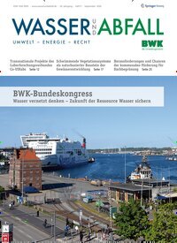 Titelbild der Ausgabe 9/2026 von Wasser und Abfall. Diese Zeitschrift und viele weitere Naturzeitschriften, Landwirtschaftszeitungen und Umweltmagazine als Abo oder epaper bei United Kiosk online kaufen.
