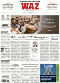 Titelbild der Ausgabe 220/2023 von WAZ Westdeutsche Allgemeine Zeitung. Diese Zeitschrift und viele weitere Zeitungsabos als Abo oder epaper bei United Kiosk online kaufen.