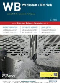 Titelbild der Ausgabe 3/2026 von WB Werkstatt + Betrieb. Diese Zeitschrift und viele weitere Industriemagazine und Handwerkmagazine als Abo oder epaper bei United Kiosk online kaufen.