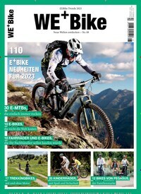Titelbild der Ausgabe 8/2023 von We + Bike. Diese Zeitschrift und viele weitere Sportmagazine als Abo oder epaper bei United Kiosk online kaufen.