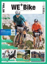 Titelbild der Ausgabe 9/2023 von We + Bike. Diese Zeitschrift und viele weitere Sportmagazine als Abo oder epaper bei United Kiosk online kaufen.