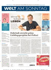 Titelbild der Ausgabe 26/2025 von Welt am Sonntag Bayern. Diese Zeitschrift und viele weitere Zeitungsabos als Abo oder epaper bei United Kiosk online kaufen.