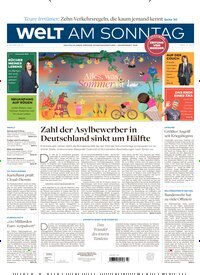Titelbild der Ausgabe 27/2025 von Welt am Sonntag Gesamt Frühausgabe. Diese Zeitschrift und viele weitere Zeitungsabos als Abo oder epaper bei United Kiosk online kaufen.