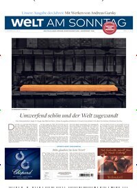 Titelbild der Ausgabe 50/2025 von Welt am Sonntag Gesamt Frühausgabe. Diese Zeitschrift und viele weitere Zeitungsabos als Abo oder epaper bei United Kiosk online kaufen.