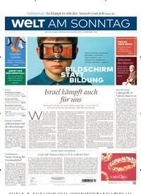 Titelbild der Ausgabe 24/2025 von Welt am Sonntag Gesamtausgabe. Diese Zeitschrift und viele weitere Zeitungsabos als Abo oder epaper bei United Kiosk online kaufen.