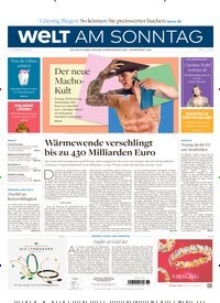 Titelbild der Ausgabe 36/2025 von Welt am Sonntag Gesamtausgabe. Diese Zeitschrift und viele weitere Zeitungsabos als Abo oder epaper bei United Kiosk online kaufen.