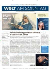 Titelbild der Ausgabe 36/2026 von Welt am Sonntag Hamburg. Diese Zeitschrift und viele weitere Zeitungsabos als Abo oder epaper bei United Kiosk online kaufen.