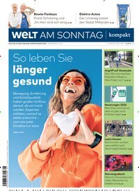 Titelbild der Ausgabe 1/2026 von Welt am Sonntag kompakt. Diese Zeitschrift und viele weitere Zeitungsabos als Abo oder epaper bei United Kiosk online kaufen.