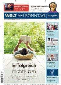 Titelbild der Ausgabe 24/2025 von Welt am Sonntag kompakt. Diese Zeitschrift und viele weitere Zeitungsabos als Abo oder epaper bei United Kiosk online kaufen.
