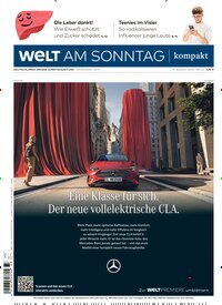 Titelbild der Ausgabe 33/2025 von Welt am Sonntag kompakt. Diese Zeitschrift und viele weitere Zeitungsabos als Abo oder epaper bei United Kiosk online kaufen.