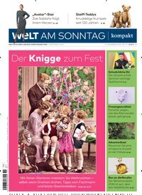 Titelbild der Ausgabe 51/2025 von Welt am Sonntag kompakt. Diese Zeitschrift und viele weitere Zeitungsabos als Abo oder epaper bei United Kiosk online kaufen.