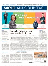 Titelbild der Ausgabe 14/2026 von Welt am Sonntag Nordrhein-Westfalen. Diese Zeitschrift und viele weitere Zeitungsabos als Abo oder epaper bei United Kiosk online kaufen.
