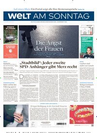 Titelbild der Ausgabe 44/2025 von Welt am Sonntag Nordrhein-Westfalen. Diese Zeitschrift und viele weitere Zeitungsabos als Abo oder epaper bei United Kiosk online kaufen.