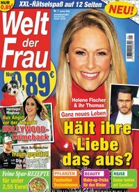 Titelbild der Ausgabe 1/2026 von Welt der Frau. Diese Zeitschrift und viele weitere Frauenzeitschriften als Abo oder epaper bei United Kiosk online kaufen.