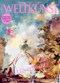Titelbild der Ausgabe 213/2023 von Weltkunst. Diese Zeitschrift und viele weitere Reisemagazine, Freizeitmagazine und Wissensmagazine als Abo oder epaper bei United Kiosk online kaufen.