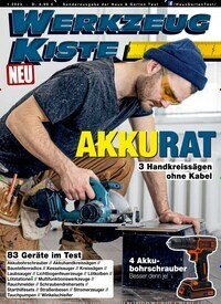 Titelbild der Ausgabe 1/2023 von Werkzeugkiste. Diese Zeitschrift und viele weitere Wirtschaftsmagazine und Politikmagazine als Abo oder epaper bei United Kiosk online kaufen.