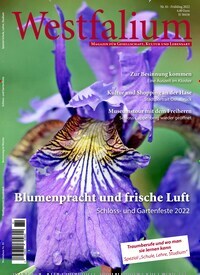 Titelbild der Ausgabe 1/2022 von Westfalium. Diese Zeitschrift und viele weitere Kunstmagazine und Kulturmagazine als Abo oder epaper bei United Kiosk online kaufen.