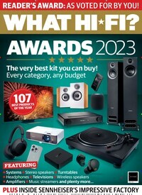 Titelbild der Ausgabe 13/2023 von What Hi-Fi?. Diese Zeitschrift und viele weitere Audiomagazine, Filmmagazine und Fotozeitschriften als Abo oder epaper bei United Kiosk online kaufen.