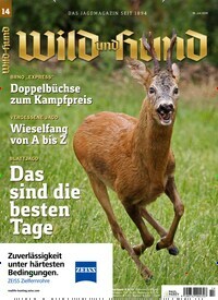 Titelbild der Ausgabe 14/2019 von Wild und Hund. Diese Zeitschrift und viele weitere Sportmagazine als Abo oder epaper bei United Kiosk online kaufen.