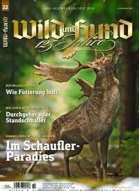 Titelbild der Ausgabe 22/2019 von Wild und Hund. Diese Zeitschrift und viele weitere Sportmagazine als Abo oder epaper bei United Kiosk online kaufen.