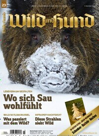 Titelbild der Ausgabe 23/2019 von Wild und Hund. Diese Zeitschrift und viele weitere Sportmagazine als Abo oder epaper bei United Kiosk online kaufen.