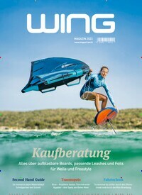 Titelbild der Ausgabe 1/2023 von Wing. Diese Zeitschrift und viele weitere Sportmagazine als Abo oder epaper bei United Kiosk online kaufen.