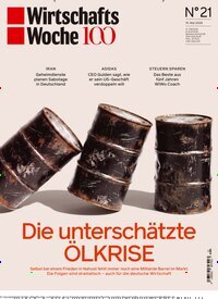 Titelbild der Ausgabe 21/2026 von WirtschaftsWoche. Diese Zeitschrift und viele weitere Wirtschaftsmagazine und Politikmagazine als Abo oder epaper bei United Kiosk online kaufen.