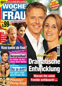 Titelbild der Ausgabe 3/2019 von Woche der Frau. Diese Zeitschrift und viele weitere Frauenzeitschriften als Abo oder epaper bei United Kiosk online kaufen.