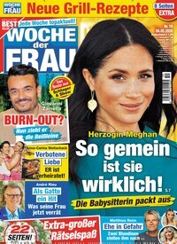 Titelbild der Ausgabe 19/2026 von Woche der Frau. Diese Zeitschrift und viele weitere Frauenzeitschriften als Abo oder epaper bei United Kiosk online kaufen.