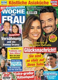Titelbild der Ausgabe 23/2026 von Woche der Frau. Diese Zeitschrift und viele weitere Frauenzeitschriften als Abo oder epaper bei United Kiosk online kaufen.
