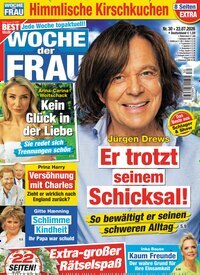 Titelbild der Ausgabe 30/2026 von Woche der Frau. Diese Zeitschrift und viele weitere Frauenzeitschriften als Abo oder epaper bei United Kiosk online kaufen.