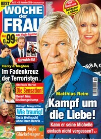 Titelbild der Ausgabe 52/2018 von Woche der Frau. Diese Zeitschrift und viele weitere Frauenzeitschriften als Abo oder epaper bei United Kiosk online kaufen.