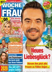 Titelbild der Ausgabe 52/2019 von Woche der Frau. Diese Zeitschrift und viele weitere Frauenzeitschriften als Abo oder epaper bei United Kiosk online kaufen.