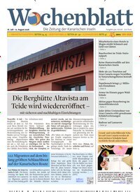 Titelbild der Ausgabe 474/2026 von Wochenblatt. Diese Zeitschrift und viele weitere Wirtschaftsmagazine und Politikmagazine als Abo oder epaper bei United Kiosk online kaufen.