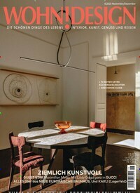 Titelbild der Ausgabe 6/2021 von Wohn!Design. Diese Zeitschrift und viele weitere Gartenzeitschriften und Wohnzeitschriften als Abo oder epaper bei United Kiosk online kaufen.