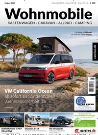 Titelbild der Ausgabe 8/2026 von Wohnmobile Kastenwagen, Caravan, Allrad & Camping. Diese Zeitschrift und viele weitere Automagazine und Motorradzeitschriften als Abo oder epaper bei United Kiosk online kaufen.