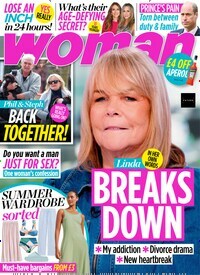 Titelbild der Ausgabe 16/2024 von Woman. Diese Zeitschrift und viele weitere Frauenzeitschriften als Abo oder epaper bei United Kiosk online kaufen.