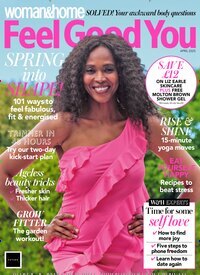 Titelbild der Ausgabe 4/2025 von Woman&Home Feel Good You. Diese Zeitschrift und viele weitere Frauenzeitschriften als Abo oder epaper bei United Kiosk online kaufen.