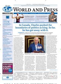 Titelbild der Ausgabe 13/2025 von World and Press. Diese Zeitschrift und viele weitere Reisemagazine, Freizeitmagazine und Wissensmagazine als Abo oder epaper bei United Kiosk online kaufen.