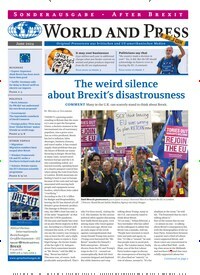 Titelbild der Ausgabe 6/2024 von World and Press - After Brexit. Diese Zeitschrift und viele weitere Reisemagazine, Freizeitmagazine und Wissensmagazine als Abo oder epaper bei United Kiosk online kaufen.