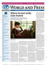 Titelbild der Ausgabe 1/2026 von World and Press - Jane Austen. Diese Zeitschrift und viele weitere Reisemagazine, Freizeitmagazine und Wissensmagazine als Abo oder epaper bei United Kiosk online kaufen.
