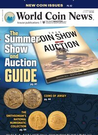 Titelbild der Ausgabe 7/2026 von World Coin News. Diese Zeitschrift und viele weitere Reisemagazine, Freizeitmagazine und Wissensmagazine als Abo oder epaper bei United Kiosk online kaufen.