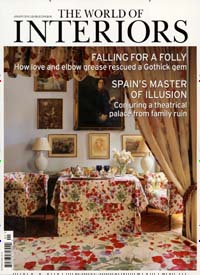 Titelbild der Ausgabe 1/2016 von World of Interiors. Diese Zeitschrift und viele weitere Gartenzeitschriften und Wohnzeitschriften als Abo oder epaper bei United Kiosk online kaufen.