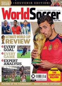 Titelbild der Ausgabe 9/2026 von World Soccer. Diese Zeitschrift und viele weitere Sportmagazine als Abo oder epaper bei United Kiosk online kaufen.