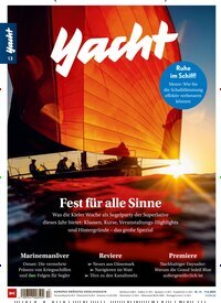 Titelbild der Ausgabe 13/2025 von Yacht. Diese Zeitschrift und viele weitere Sportmagazine als Abo oder epaper bei United Kiosk online kaufen.