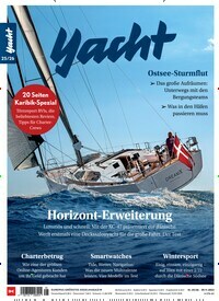 Titelbild der Ausgabe 25/2023 von Yacht. Diese Zeitschrift und viele weitere Sportmagazine als Abo oder epaper bei United Kiosk online kaufen.